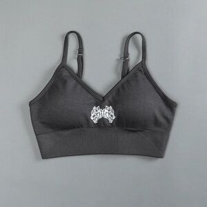 Darc sport SHE- IYKYK Everson Seamless sports bra in Wolf Gray